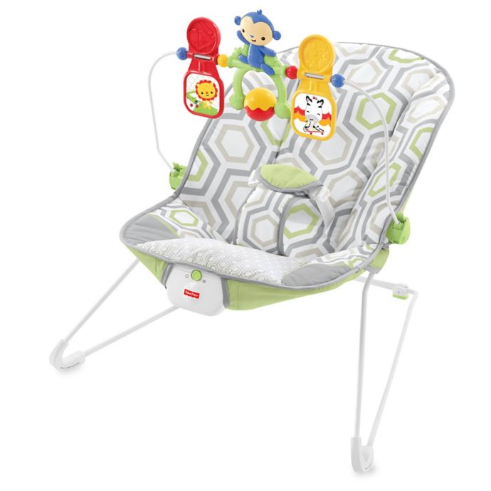 Fisher Price Baby S Bouncer In Geo Meadow Buybuy Baby