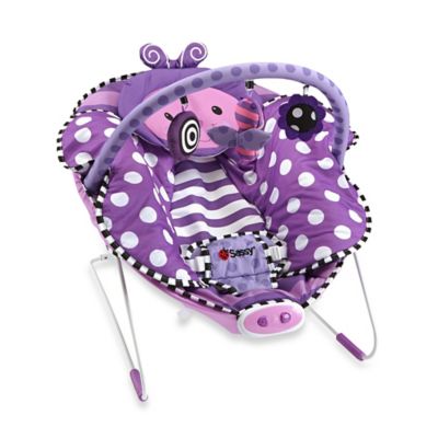 purple baby bouncer