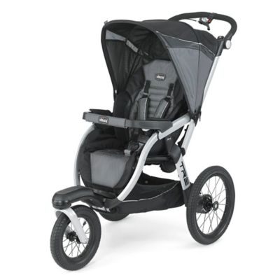 black jogging stroller