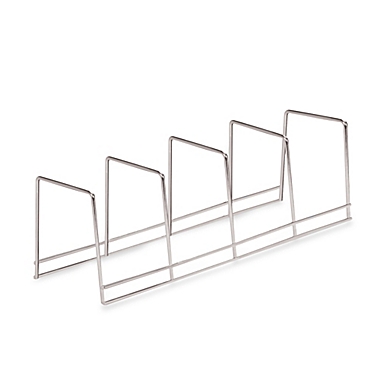 Better Houseware 4-Section Plate Rack in Chrome. View a larger version of this product image.