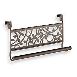 InterDesign® Vine Over the Cabinet Kitchen Dish Towel Bar in Bronze