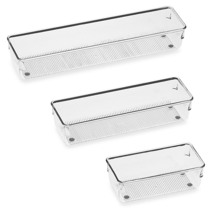 iDesign® Linus Acrylic Drawer Organizers Bed Bath and Beyond Canada