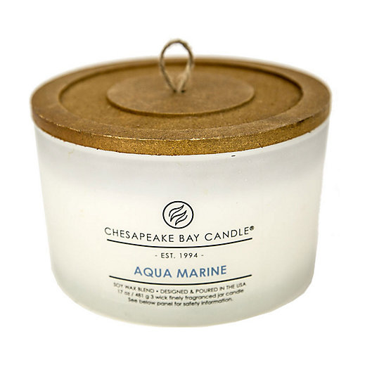 Alternate image 1 for Chesapeake Bay Candle® Aqua Marine 3-Wick Candle Jar