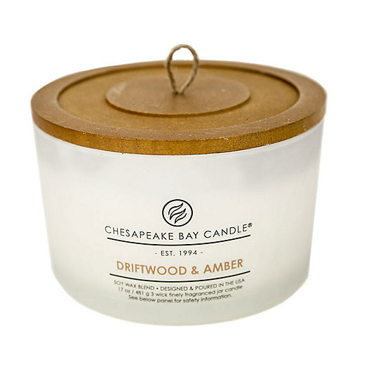Alternate image 1 for Chesapeake Bay Candle® Driftwood & Amber 3-Wick Candle Jar