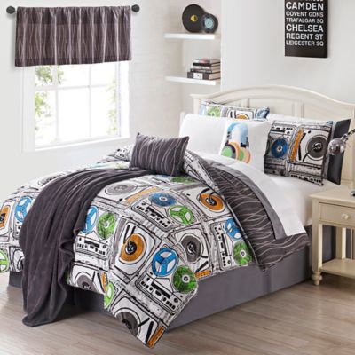 VCNY 11-Piece Turn It Up Twin Comforter Set