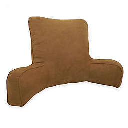 Arlee Home Fashions® Suede Oversized Backrest Pillow in Dark Tan