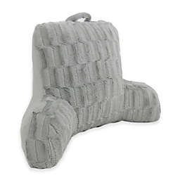 Arlee Home Fashions® Nevada Cut Plush Backrest Pillow in Silver