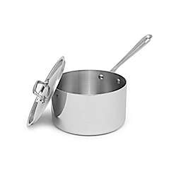 All-Clad D3 Nonstick 4-Quart Stainless Steel Covered Saucepan