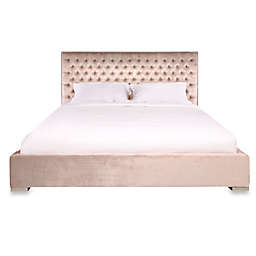 Safavieh Chester King Bed in Pearl
