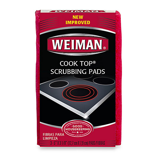 Alternate image 1 for Weiman® Cook Top Scrubbing Pads (Set of 3)