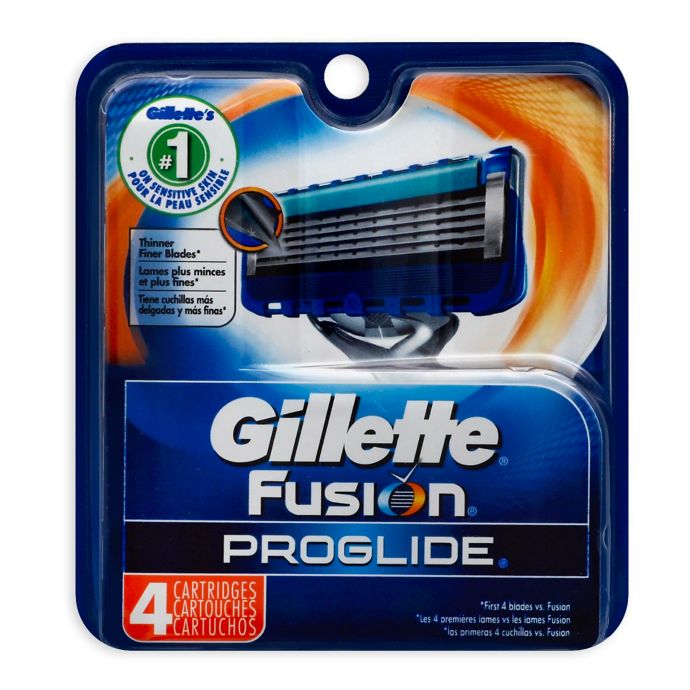 Gillette® Fusion® Proglide® 4 Count Manual Razor Blades Bed Bath And Beyond