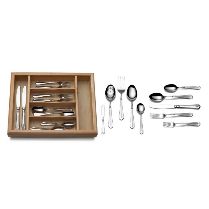 Mikasa® French Countryside 65Piece Flatware Set Bed Bath and Beyond