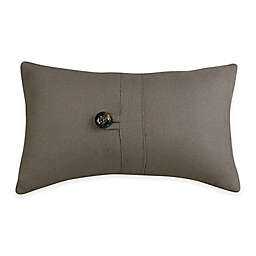 HiEnd Accents Small Oblong Throw Pillow in Grey