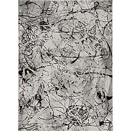 KAS Inspire Escape 5'3 x 7'7 Accent Rug in Ivory/Grey