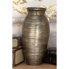 Alternate image 1 for Ridge Road D&eacute;cor Bamboo Wood Urn Vase in Mocha