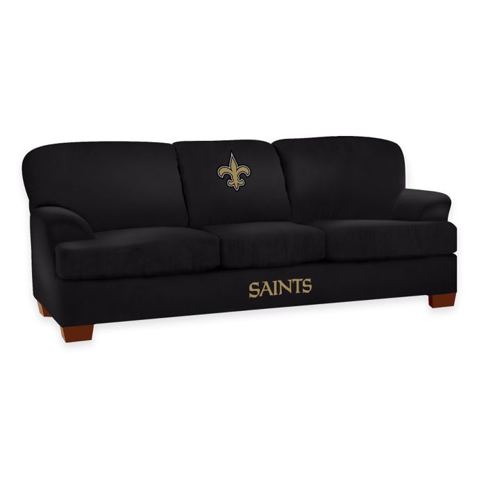 Nfl New Orleans Saints Microfiber First Team Sofa Bed Bath Beyond