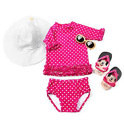 Girl's Polka Dot Princess Swimwear and Accessories