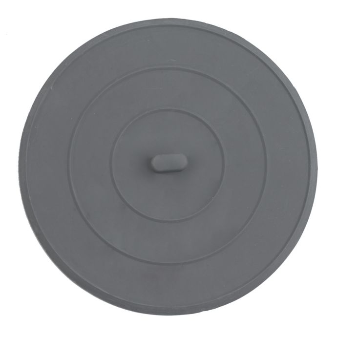 Flat Rubber Sink Stopper In Grey Bed Bath Beyond