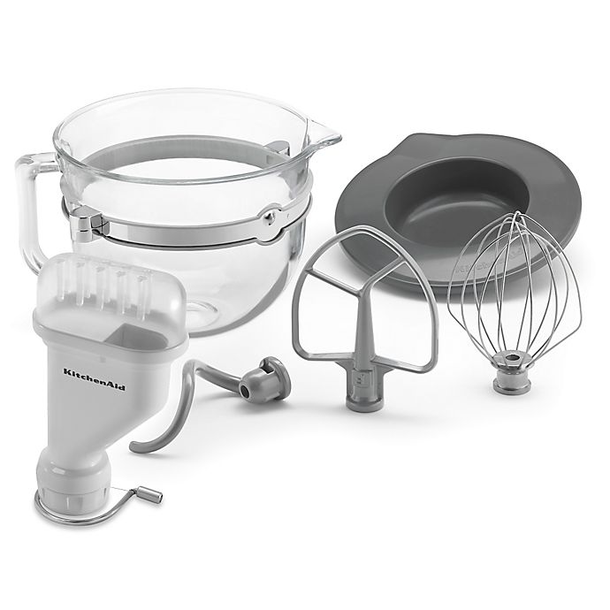 Kitchenaid Pro 600 Stand Mixer With 6 Quart Glass Bowl Accessories Collection Bed Bath Beyond
