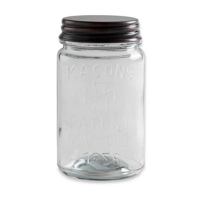 Copper Lid Glass Mason Jar Canister Bed Bath and Beyond Canada