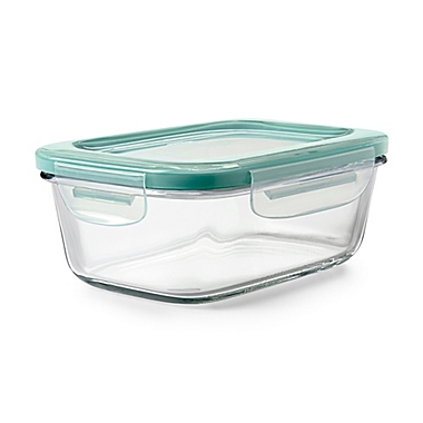 OXO Good Grips&reg; 3.5-Cup Smart Seal Rectangle Glass Container. View a larger version of this product image.