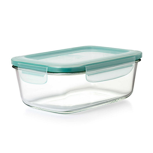 Alternate image 1 for OXO Good Grips® Smart Seal Rectangle Glass Snap Container