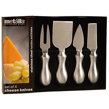 Prodyne Stainless Steel Cheese Knives (Set of 4). View a larger version of this product image.