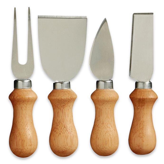 Prodyne Wooden Handle Cheese Knives (Set of 4) Bed Bath and Beyond Canada