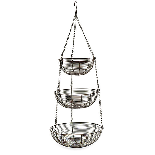 Alternate image 1 for RSVP 3-Tier Hanging Baskets