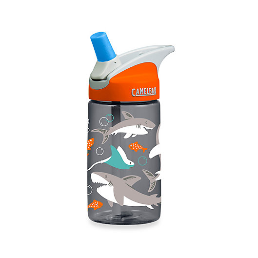 Alternate image 1 for CamelBak® eddy™ Kids 0.4-Liter Water Bottle in Sharks