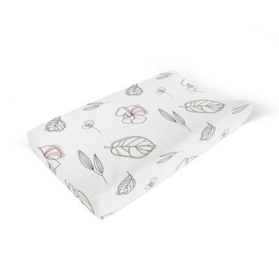 changing pad cover with hole in middle