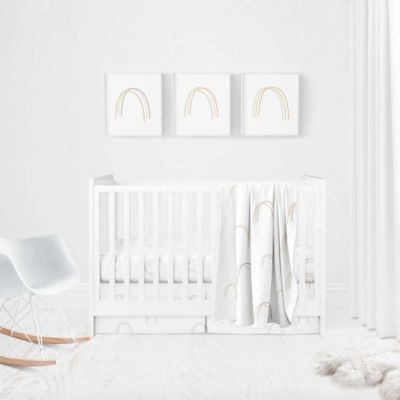 rainbow crib bedding