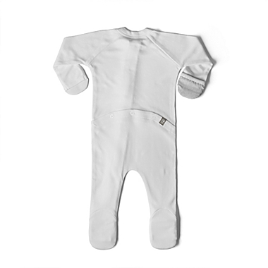 goumi Size 0-3M Organic Cotton Footie in Dessert Mist. View a larger version of this product image.