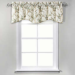 Allendale 17-Inch Lined Embroidered Valance in Ivory