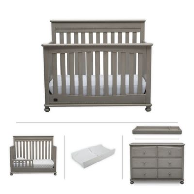 baby cot and changing table set