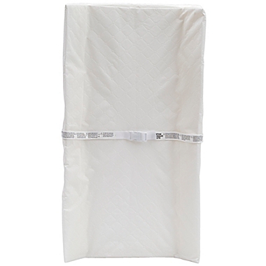 Beautyrest&reg; Contoured Changing Pad with Waterproof Cover in White. View a larger version of this product image.