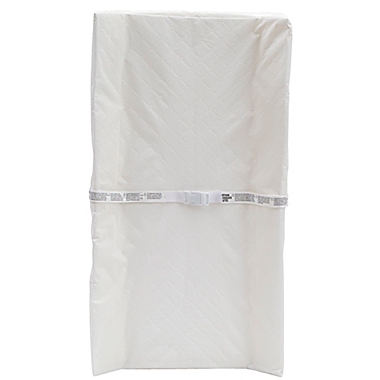 Serta&reg; Contoured Changing Pad with Waterproof Cover in White. View a larger version of this product image.