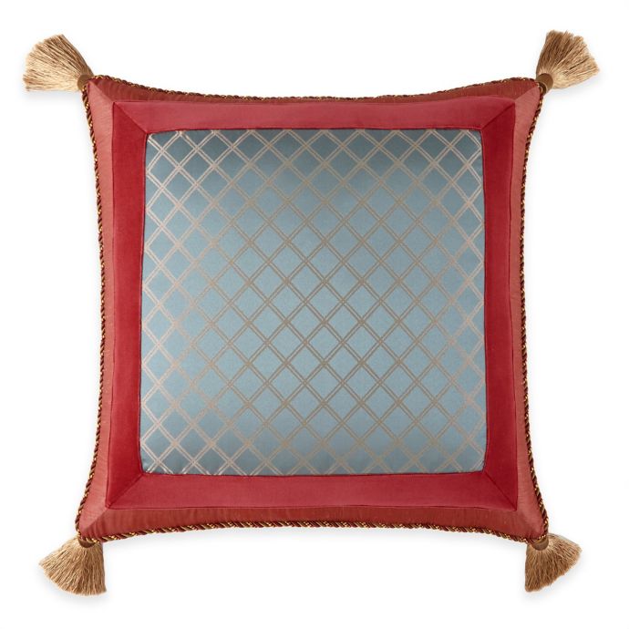 Waterford Linens Dunham European Pillow Sham In Glacier Bed