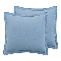 Williamsburg Abby European Pillow Sham in Blue