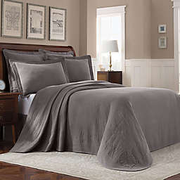 Williamsburg Abby Twin Bedspread in Grey