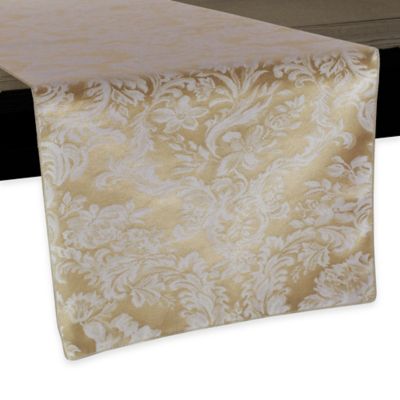 damask table runner