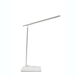 Simply Essential™ Entice Qi Wireless Charging LED Desk Lamp in White