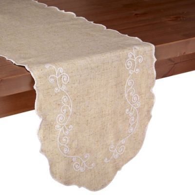 French Perle 54-Inch Table Runner in 