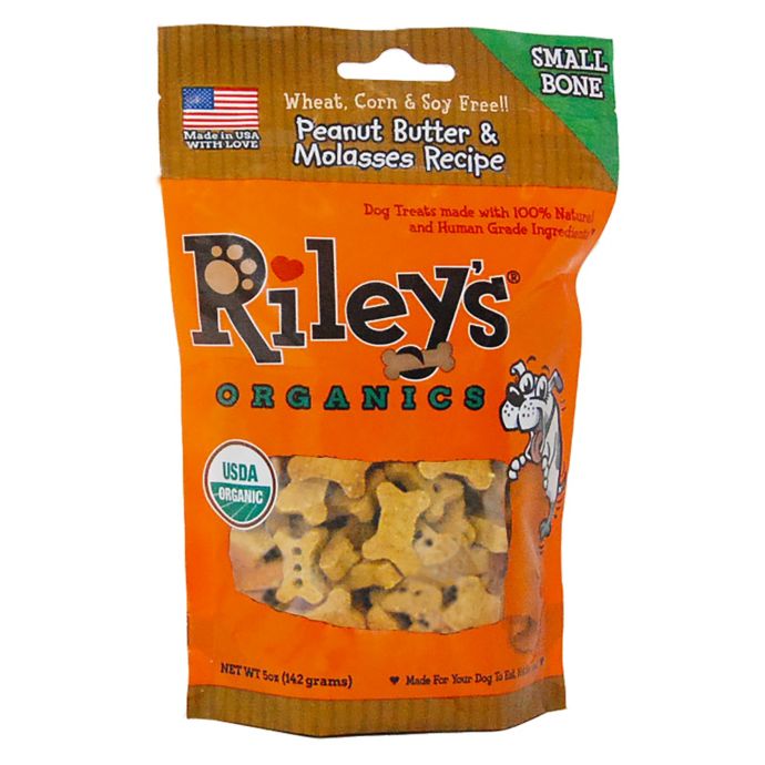 Riley's™ Organic Peanut Butter and Molasses Dog Treats | Bed Bath & Beyond