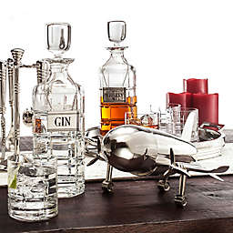 Godinger Airplane Cocktail Shaker with Stand
