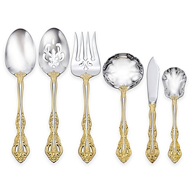 Oneida&reg; Michelangelo Gold 6-Piece Hostess Set. View a larger version of this product image.