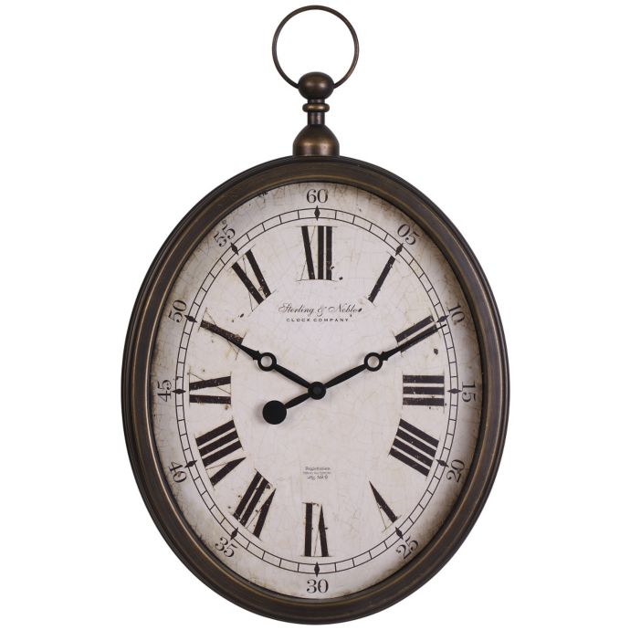 Pocket Watch Wall Clock Gold - Wall Design Ideas