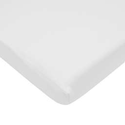 TL Care® Cotton Jersey Fitted Playard Sheet in White
