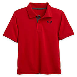 Under Armour® Size 18M Short Sleeve Polo Shirt in Red