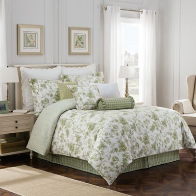 Williamsburg Burwell Reversible Comforter Set Bed Bath Beyond